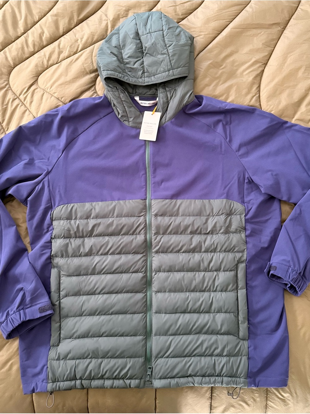 Peter Millar ⛳️ Men’s Hybrid Jacket in Navy and Forest Green